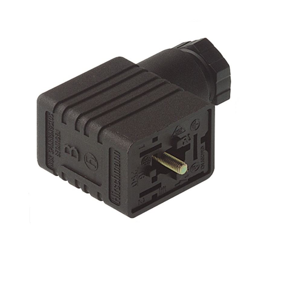 230-364 NUMATICS/AVENTICS SOLENOID VALVE CONNECTOR FORM B IND 2+G PG9 CG FW 250VAC/DC (BK)